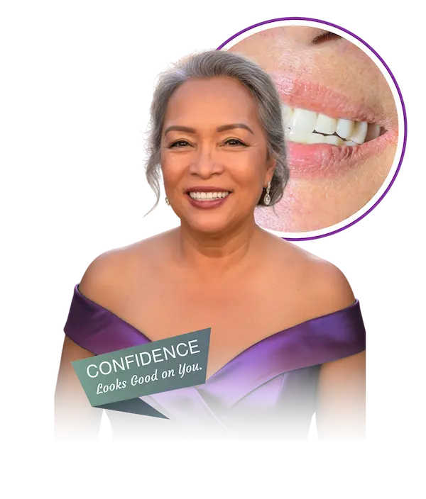 Smiling person representing the confidence a new smile brings