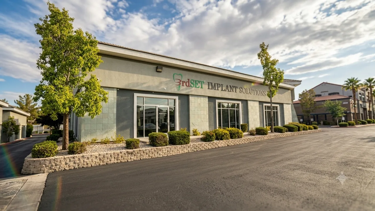 Exterior of the 3rdSET Implant Solutions building in Las Vegas, Nevada